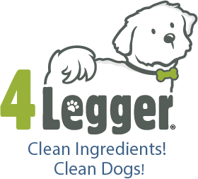 4 legger logo with picture of small dog